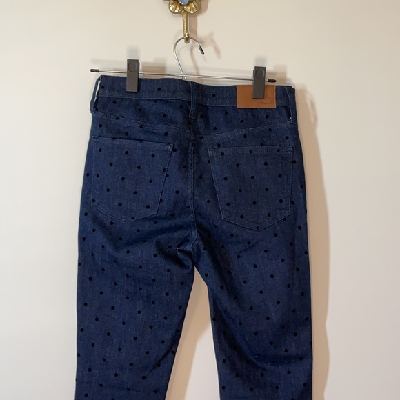 Madewell Polka Dot High Rise Skinny - Picture 5 of 5